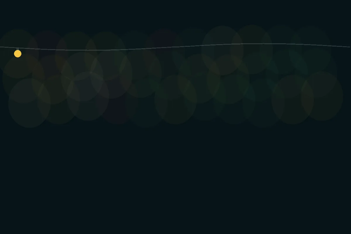 Entry outline with classic bulbs